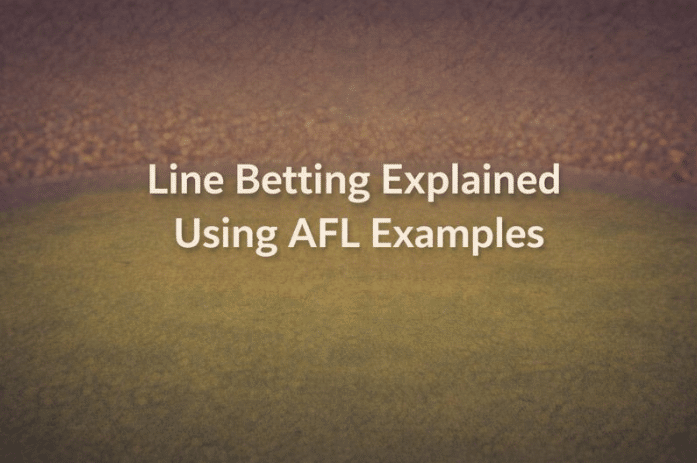 Line Betting Explained Using AFL Examples